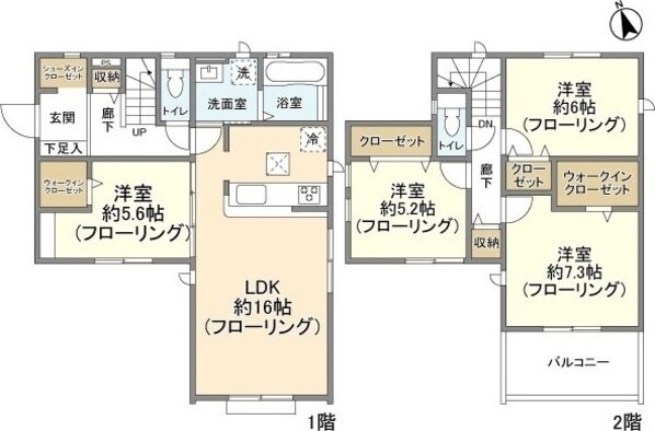 Kolet千城台#06の物件間取画像